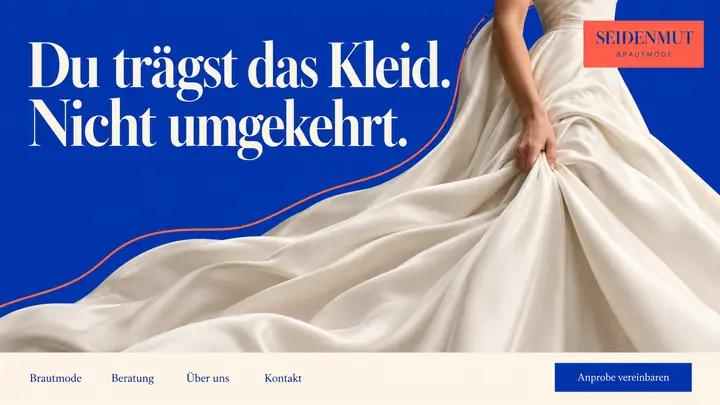 Design-Idee Brautmode