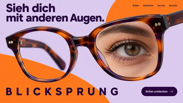 Design-Idee Optiker