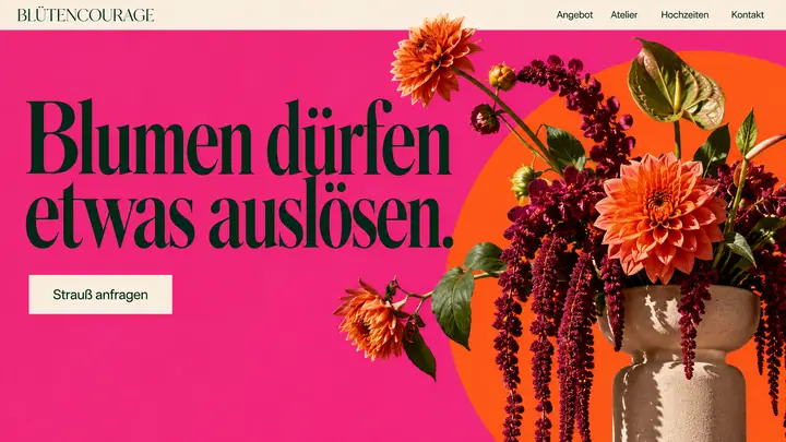 Design-Idee Floristik