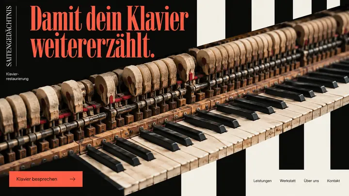 Design-Idee Klavierrestaurierung