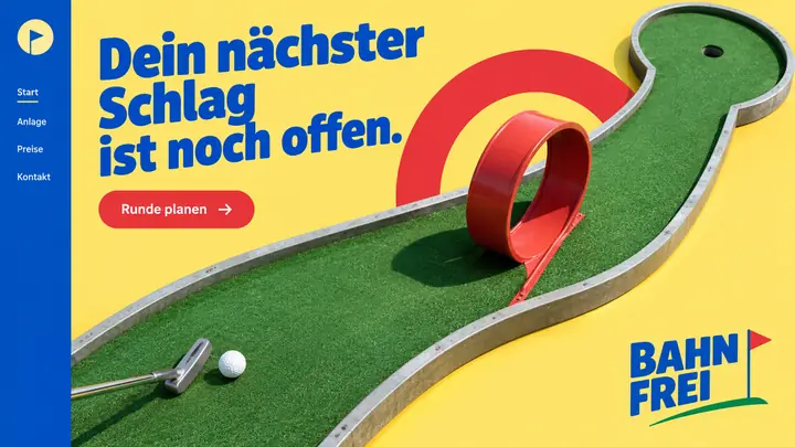 Design-Idee Minigolf