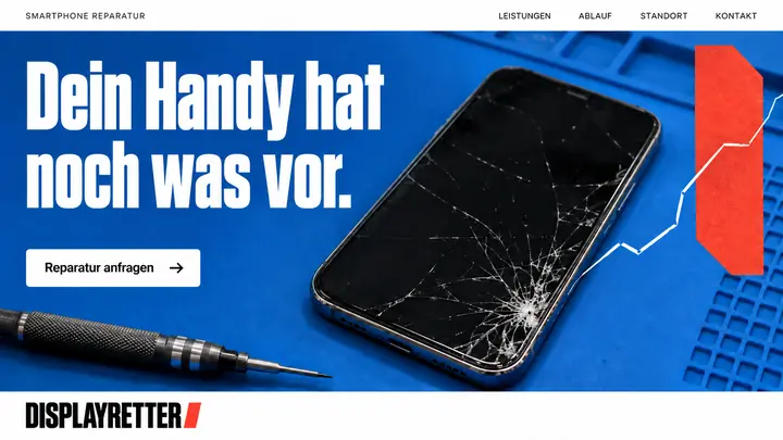 Design-Idee Handyreparatur