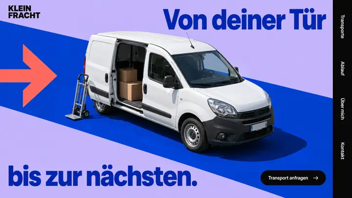 Design-Idee Kurierdienst