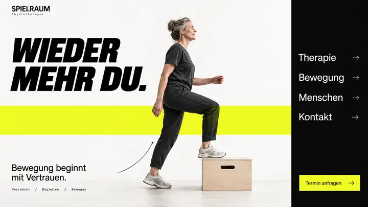 Design-Idee Physiotherapie