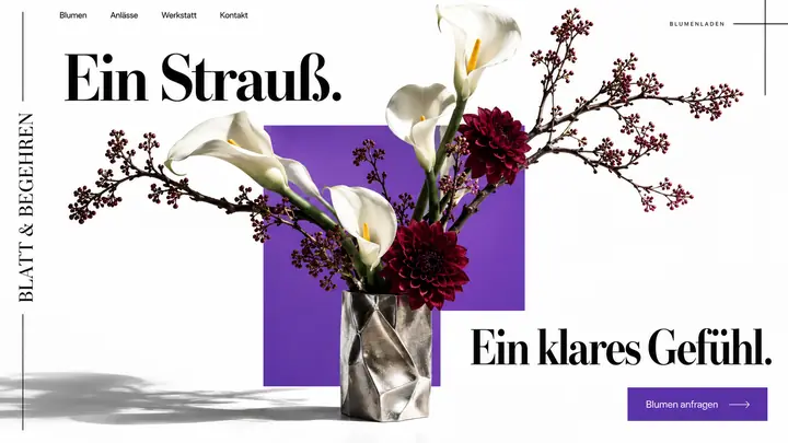 Design-Idee Floristik
