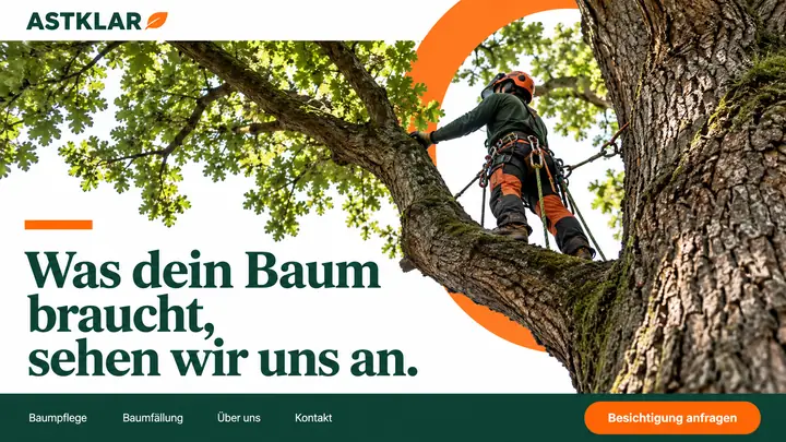 Design-Idee Baumpflege