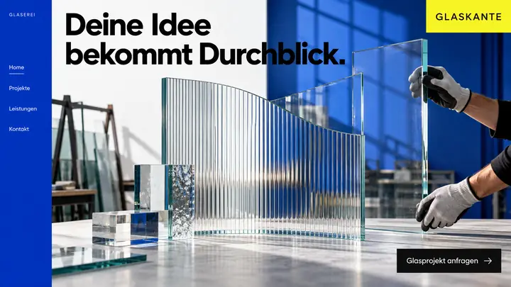 Design-Idee Glaserei