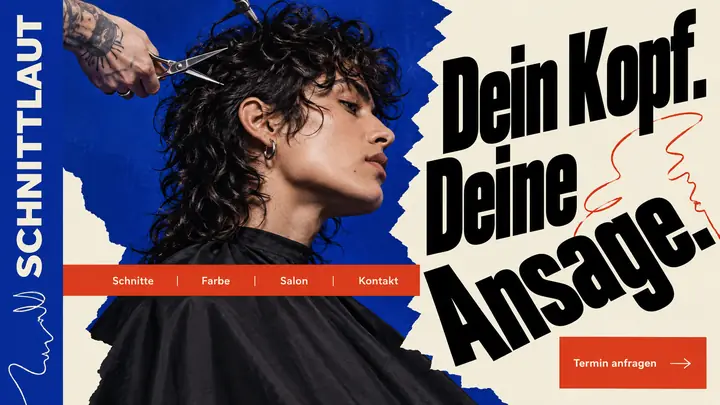 Design-Idee Friseursalon