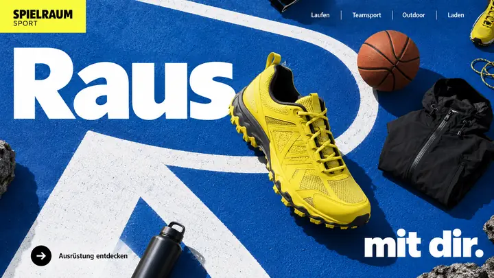 Design-Idee Sportgeschäft