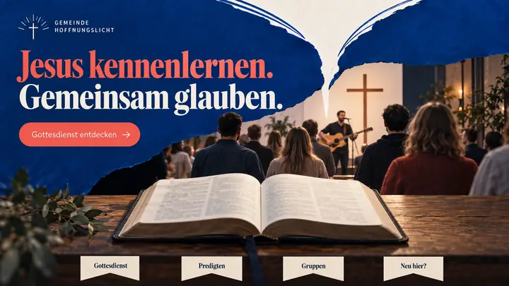 Design-Idee Freikirche