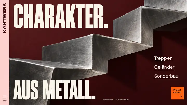 Design-Idee Metallbau