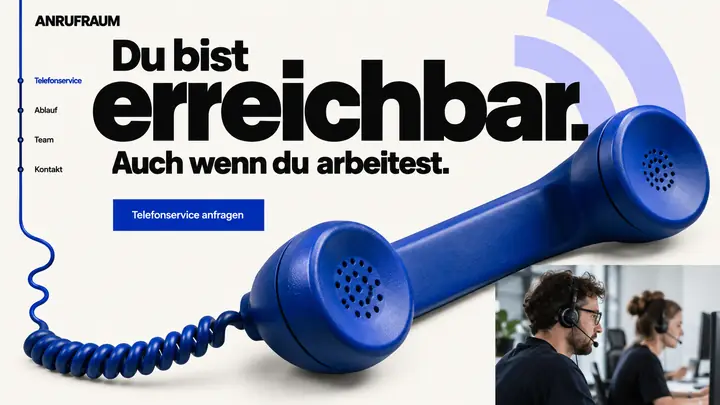 Design-Idee Telefonservice