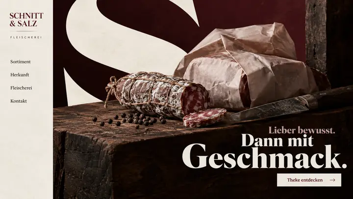 Design-Idee Metzgerei