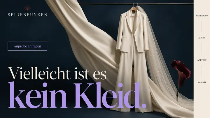 Design-Idee Brautmode