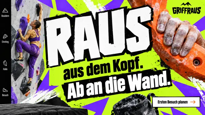Design-Idee Boulderhalle