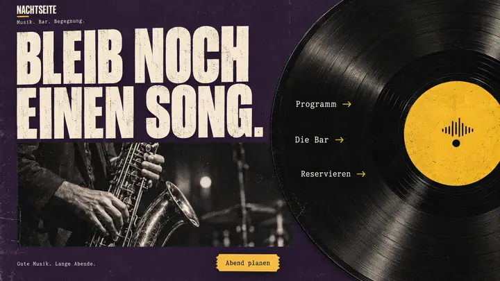 Design-Idee Musikbar
