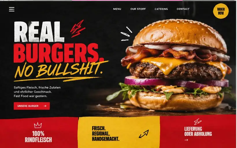 Design-Idee Burgerladen