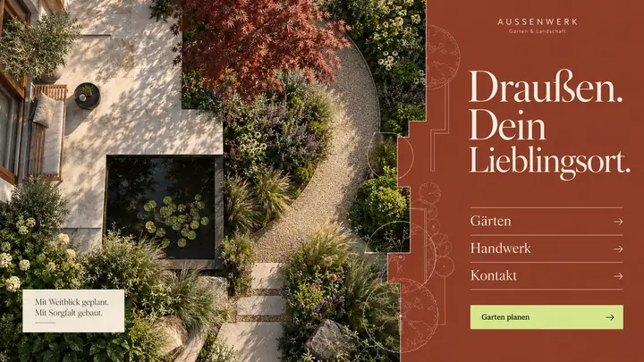 Design-Idee Garten und Landschaft