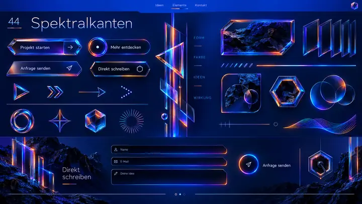 Design-Idee Spektralkanten