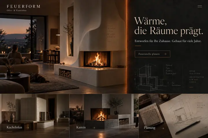 Design-Idee Ofen- und Kaminbau