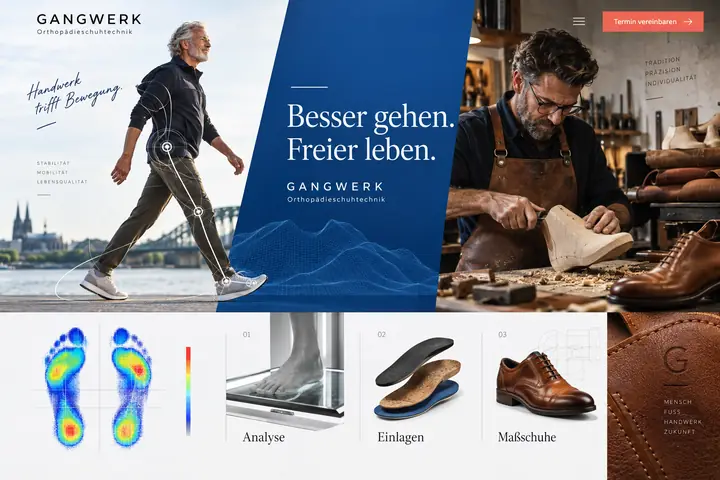 Design-Idee Orthopädieschuhtechnik