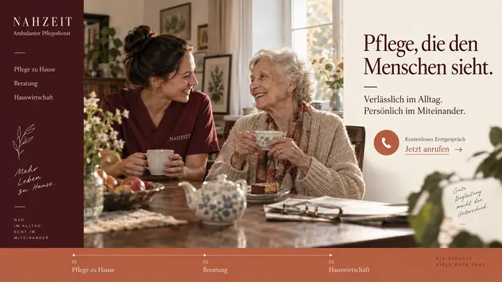 Design-Idee Pflegedienst