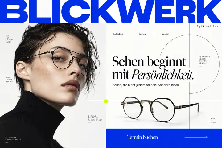 Design-Idee Optiker